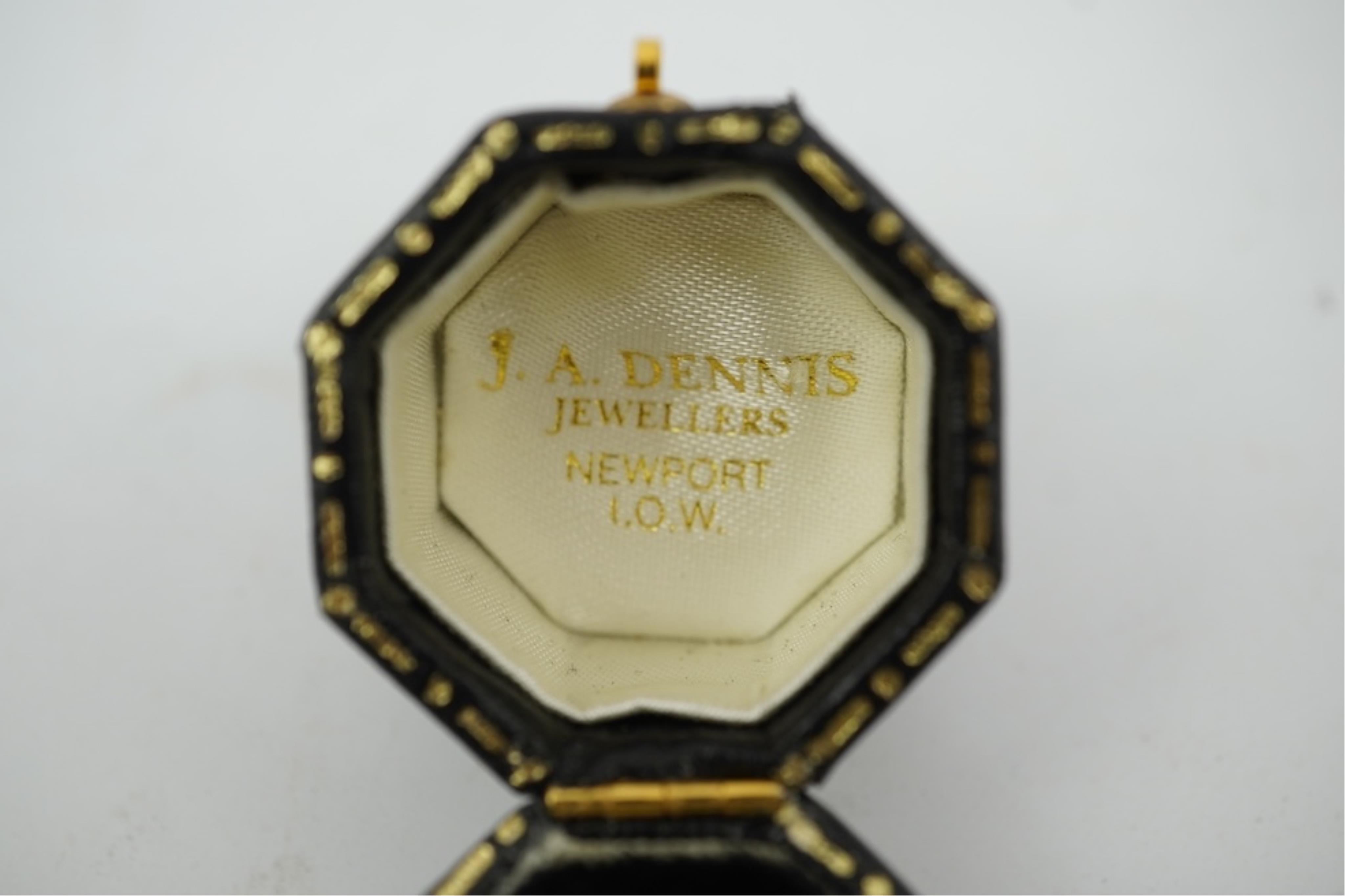 A modern 18ct gold and diamond set circular cluster ring, size M, gross weight 3.2 grams.